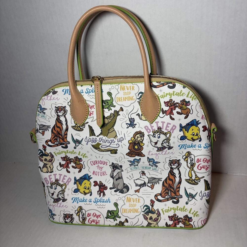 New Disney Dooney & Bourke Sidekicks Passholder Satchel Bag - Picture 4 of 9